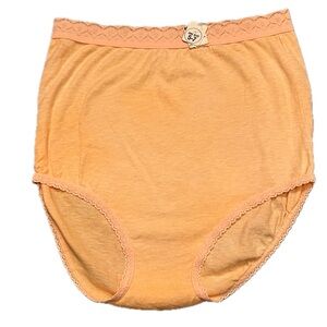 Vintage 70s 80s light orange panties NWT Deadstock cotton